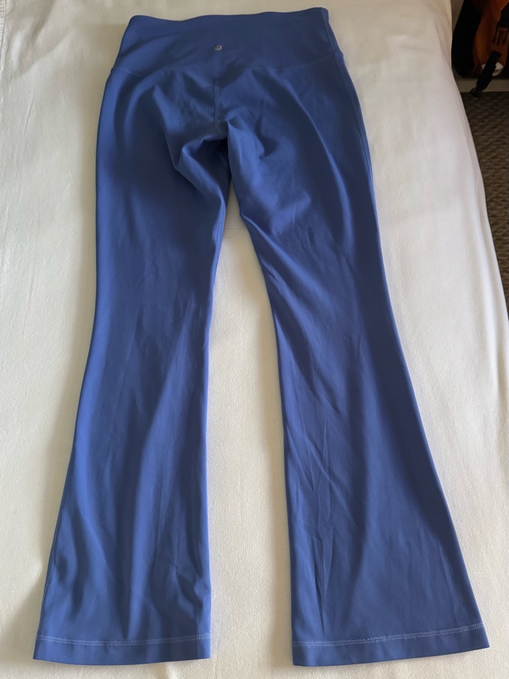 Lululemon leggings size 8.  EUC. Medium blue, flare leg.